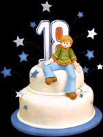 Torta 18 años